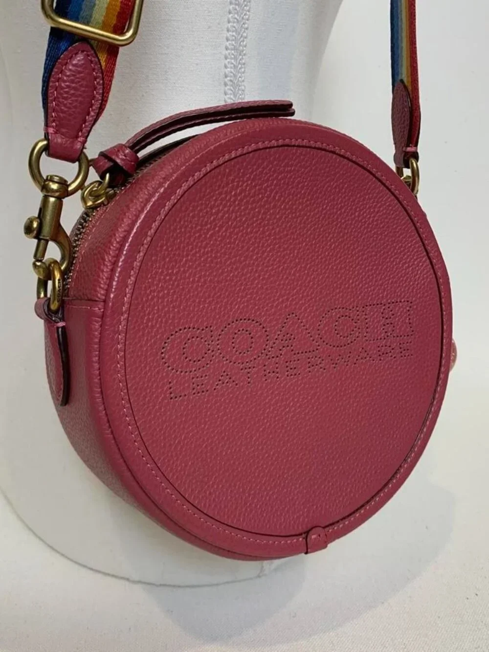Coach pink leather